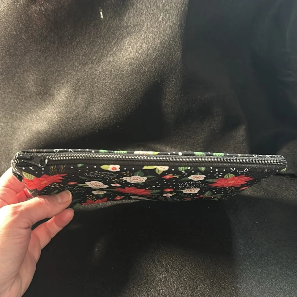 Floral Holiday Pouch (with a little sassiness)